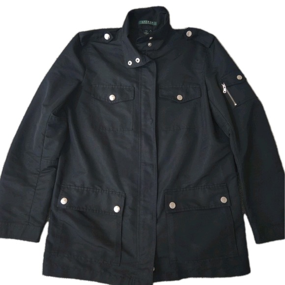 Lauren Ralph Lauren Jackets & Blazers - Lauren Ralph Lauren Women Raincoat M Nautical Coastal Preppy Minimalist Classic